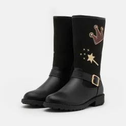 Friboo Cowboy-/Bikerboot - Black, Kinder -Fribo Stil Geschaft 090c9c5fa6ab42d5be8135a9d7c7c58f