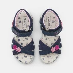 Friboo LEATHER - Riemensandalette - Dark Blue, Kinder -Fribo Stil Geschaft 130a68f5cd944b75b543f7b3caa57498