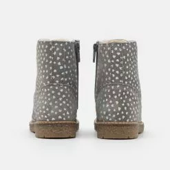 Friboo LEATHER - Schnürstiefelette - Light Grey, Kinder -Fribo Stil Geschaft 1de96d931ad84de18437fd12033d8463