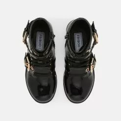 Friboo Schnürstiefelette - Black, Kinder -Fribo Stil Geschaft 21b24e8ed1f240db92a1ea87f612f281