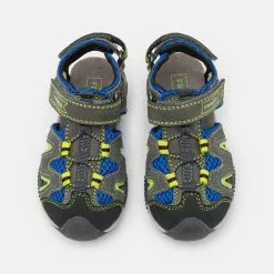 Friboo LEATHER - Trekkingsandale - Dark Grey, Kinder -Fribo Stil Geschaft 2fa9fc8c74cf418a8ac052ee9c8a5105