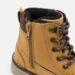 Friboo Schnürstiefelette - Camel, Kinder -Fribo Stil Geschaft 3151dad01bdd49269b11c4bd7ff8cc59