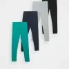 Friboo 4 PACK - Leggings - Hosen - Turquoise/black/light Grey, Kinder -Fribo Stil Geschaft 322bd5aba0964735871731a7a55235b9