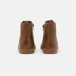 Friboo LEATHER - Stiefelette - Dark Brown, Kinder -Fribo Stil Geschaft 33964b867af24a9eaaef5aa3eb457948