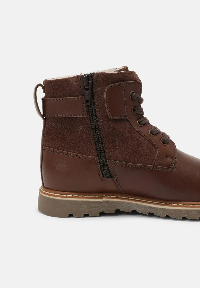 Friboo LEATHER - Schnürstiefelette - Dark Brown, Kinder 9 Friboo LEATHER - Schnürstiefelette - Dark Brown, Kinder – Bild 7