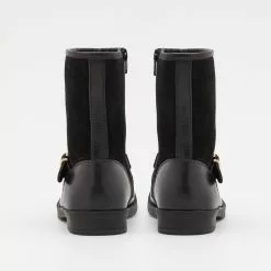 Friboo LEATHER - Stiefel - Black, Kinder -Fribo Stil Geschaft 3f90ae7c038e4ea3b7faebf37f8e0dac