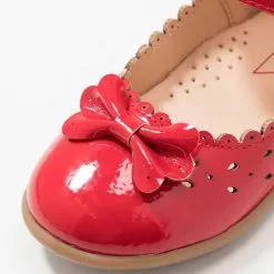 Friboo Riemchenballerina - Red, Kinder -Fribo Stil Geschaft 40c2770b8a6f42a39c11d5947182d5e6