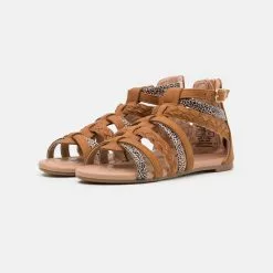 Friboo Riemensandalette - Brown, Kinder -Fribo Stil Geschaft 41e948cc93814bb9bac08fc5c08d3a25