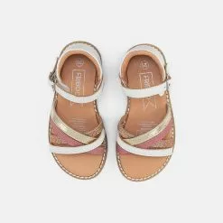 Friboo LEATHER SANDALS - Riemensandalette - White, Kinder -Fribo Stil Geschaft 42005be44c5d46f99de19911223d97f1