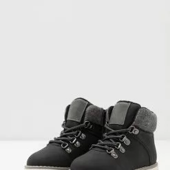 Friboo Schnürstiefelette - Black, Kinder -Fribo Stil Geschaft 4547e237e8654c7aa36630d934a95266