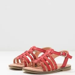 Friboo LEATHER - Riemensandalette - Red, Kinder -Fribo Stil Geschaft 47fc6e1c46f9406795296262376e5db0