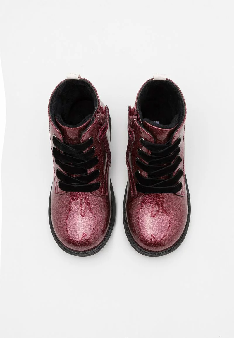 Friboo Schnürstiefelette - Bordeaux, Kinder 6 Friboo Schnürstiefelette - Bordeaux, Kinder – Bild 4
