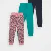 Friboo 3 PACK - Jogginghose - Dark Blue/pink/turquoise, Kinder -Fribo Stil Geschaft 4ea229e5f04b4ea8b32dad26b359a3f0