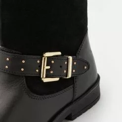 Friboo LEATHER - Stiefel - Black, Kinder -Fribo Stil Geschaft 52a4193634df4c1599b729dce1e389e2