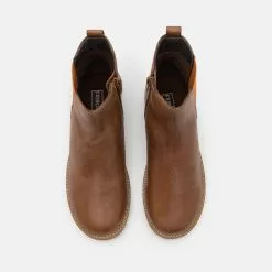 Friboo LEATHER - Stiefelette - Dark Brown, Kinder -Fribo Stil Geschaft 534e4d219ae64cb5a7ce964bd4a7418a