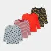 Friboo 4 PACK - Langarmshirt - Red/dark Blue/light Grey, Herren -Fribo Stil Geschaft 57c25d7b5ac64e02832e5743b1703a11