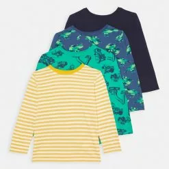 Friboo 4 PACK - Langarmshirt - Yellow/dark Blue/green, Herren