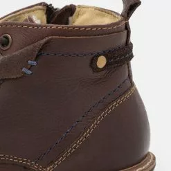 Friboo Schnürstiefelette - Dark Brown, Kinder -Fribo Stil Geschaft 5ce2a53ee18847c08edb54532732fef9