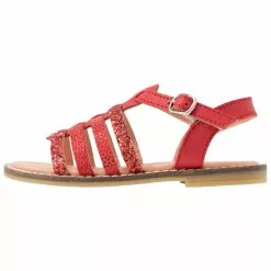 Friboo LEATHER - Riemensandalette - Red, Kinder -Fribo Stil Geschaft 62b4f2f6bb98448e870b0fd2df810fc8