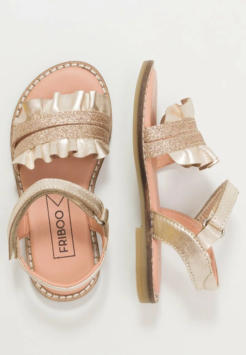Friboo LEATHER - Riemensandalette - Gold, Kinder 3 Friboo LEATHER - Riemensandalette - Gold, Kinder