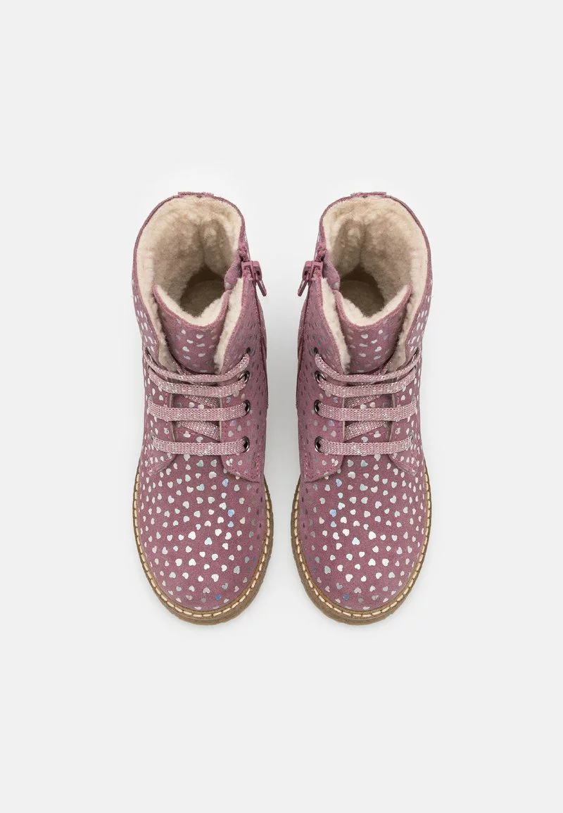 Friboo LEATHER - Schnürstiefelette - Mauve, Kinder 6 Friboo LEATHER - Schnürstiefelette - Mauve, Kinder – Bild 4