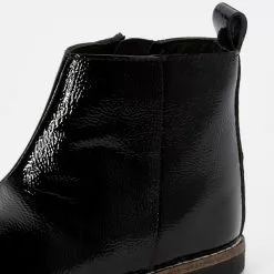 Friboo LEATHER - Stiefelette - Black, Kinder -Fribo Stil Geschaft 7c53cd03a5e940788d89bd902d07a789