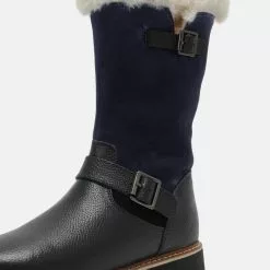 Friboo LEATHER - Snowboot/Winterstiefel - Dark Blue, Kinder -Fribo Stil Geschaft 81ed21f49212421cbb67d61ee155b327