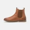 Friboo LEATHER BOOTIES - Stiefelette - Cognac, Kinder -Fribo Stil Geschaft 8341ccf522d34c04af76f6a29d9f2c14