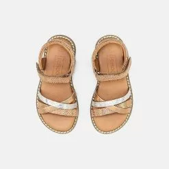 Friboo LEATHER SANDALS - Riemensandalette - Rose Gold Coloured, Kinder -Fribo Stil Geschaft 848e0a5350a5453c9947e3c52e12a0e5