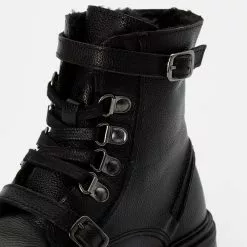 Friboo LEATHER BOOTIES - Schnürstiefelette - Black, Kinder 13 Friboo LEATHER BOOTIES - Schnürstiefelette - Black, Kinder -Fribo Stil Geschaft 8551ebe38f9c4275b74b28377f4646b5