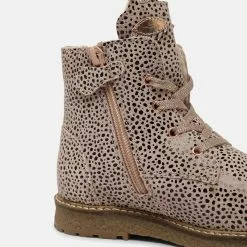 Friboo LEATHER - Schnürstiefelette - Light Pink, Kinder -Fribo Stil Geschaft 9198a74452eb404082ed5417efc91710