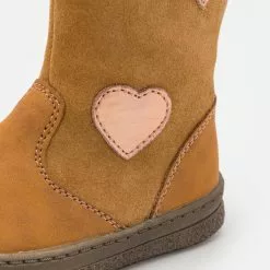 Friboo LEATHER - Stiefel - Cognac, Kinder -Fribo Stil Geschaft 961b0376f69e403a8a47fdf64cbec213