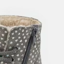 Friboo LEATHER - Schnürstiefelette - Light Grey, Kinder -Fribo Stil Geschaft 990ea5ec6f204e62b9048b51e772bf49