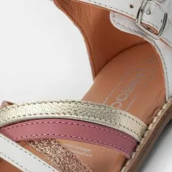 Friboo LEATHER SANDALS - Riemensandalette - White, Kinder -Fribo Stil Geschaft a281429cff1846699a283e47c0901f0f