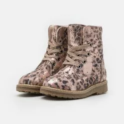 Friboo LEATHER - Schnürstiefelette - Rose Gold, Kinder -Fribo Stil Geschaft a34613c6e4834338b9cfc1860d209132