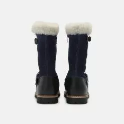 Friboo LEATHER - Snowboot/Winterstiefel - Dark Blue, Kinder -Fribo Stil Geschaft a72b7412ff5b4d92bd1c8a0f8651579c