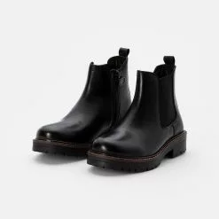 Friboo LEATHER BOOTIES - Stiefelette - Black, Kinder 9 Friboo LEATHER BOOTIES - Stiefelette - Black, Kinder -Fribo Stil Geschaft b5eb396393924e738971041d75de8052