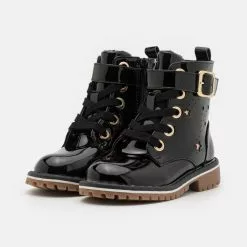 Friboo Schnürstiefelette - Black, Kinder -Fribo Stil Geschaft ba0e2d2739a5426aa43a49ed074a6bbe