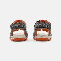 Friboo LEATHER - Trekkingsandale - Dark Grey, Kinder -Fribo Stil Geschaft bc4c88f92e944ed88d736d4592644fd8