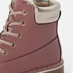 Friboo BOOTIES - Schnürstiefelette - Pink, Kinder -Fribo Stil Geschaft caea56e91e384274a96edb3f104a36dc