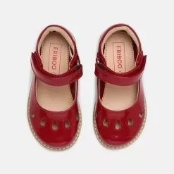 Friboo Riemchenballerina - Red, Kinder 12 Friboo Riemchenballerina - Red, Kinder -Fribo Stil Geschaft cbd9c6add4404110b24d153359bbd450