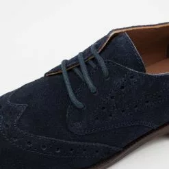 Friboo LEATHER - Schnürer - Dark Blue, Kinder -Fribo Stil Geschaft cd5f38bcb0c846e59b7e5a210efe156a