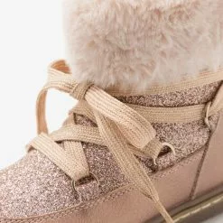 Friboo Schnürstiefelette - Rose Gold, Kinder -Fribo Stil Geschaft d6e9d9dac1564d749400f37a5ba05f3f