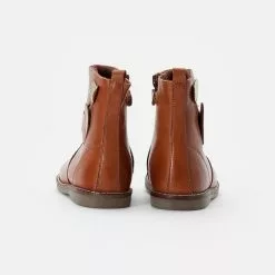 Friboo LEATHER BOOTIES - Stiefelette - Cognac, Kinder -Fribo Stil Geschaft da537eb70f4d4385b0c7fa08d70761e3