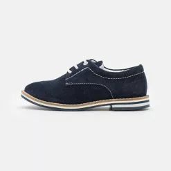 Friboo LEATHER - Schnürer - Dark Blue, Kinder