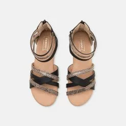 Friboo Riemensandalette - Black, Kinder -Fribo Stil Geschaft e1fbcdb140034dec8d0ff6b74baeed69