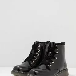 Friboo Schnürstiefelette - Black, Kinder -Fribo Stil Geschaft e4720f3e4b0247f59543e83aeb1040e1