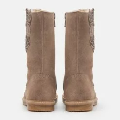 Friboo LEATHER - Stiefel - Taupe, Kinder -Fribo Stil Geschaft e75fb34be04c4faabd56526ee4f59550