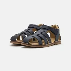 Friboo LEATHER - Riemensandalette - Dark Blue, Kinder -Fribo Stil Geschaft e9d10e9e0c274488a41a19c1b8ee2cd7