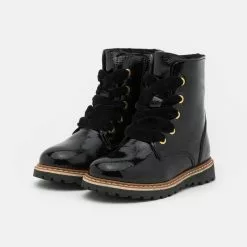 Friboo LEATHER - Schnürstiefelette - Black, Kinder 9 Friboo LEATHER - Schnürstiefelette - Black, Kinder -Fribo Stil Geschaft f7a8e206be534fb9b1790b2ff02d345c